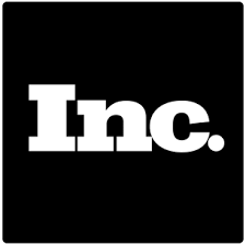 Black background with white text reading 'Inc.'