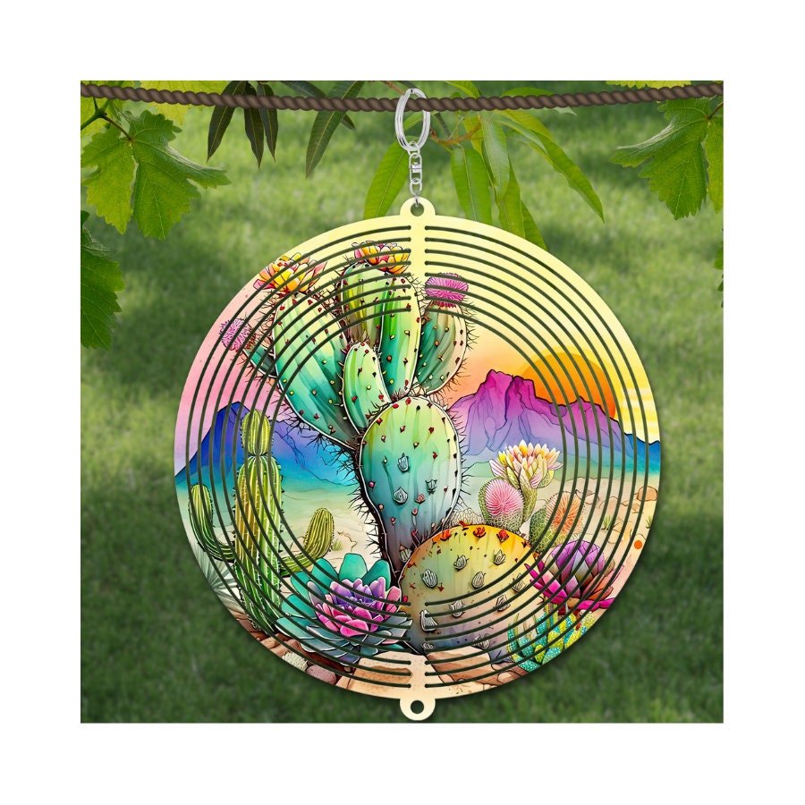 8 inch Desert Wind Spinner, Garden Decoraction, Porch Decoraction, Yard Art