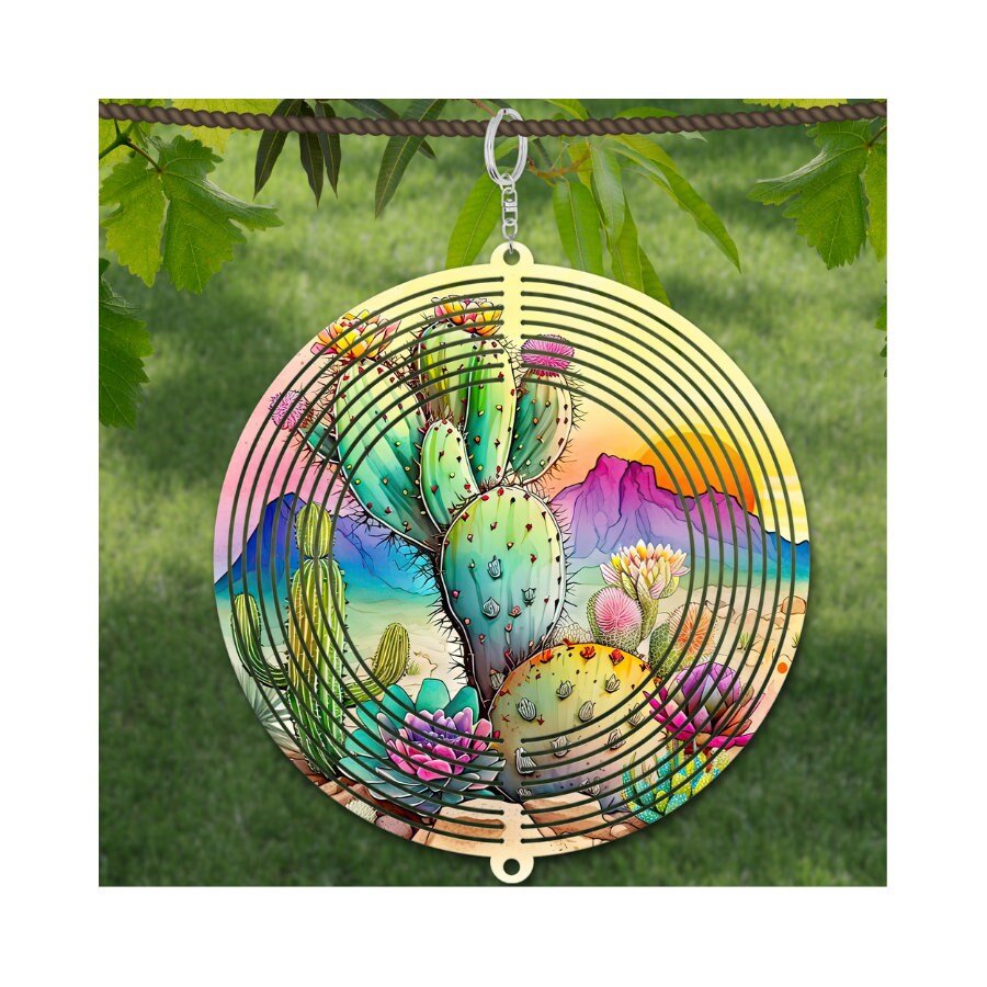 8 inch Desert Wind Spinner, Garden Decoraction, Porch Decoraction, Yard Art