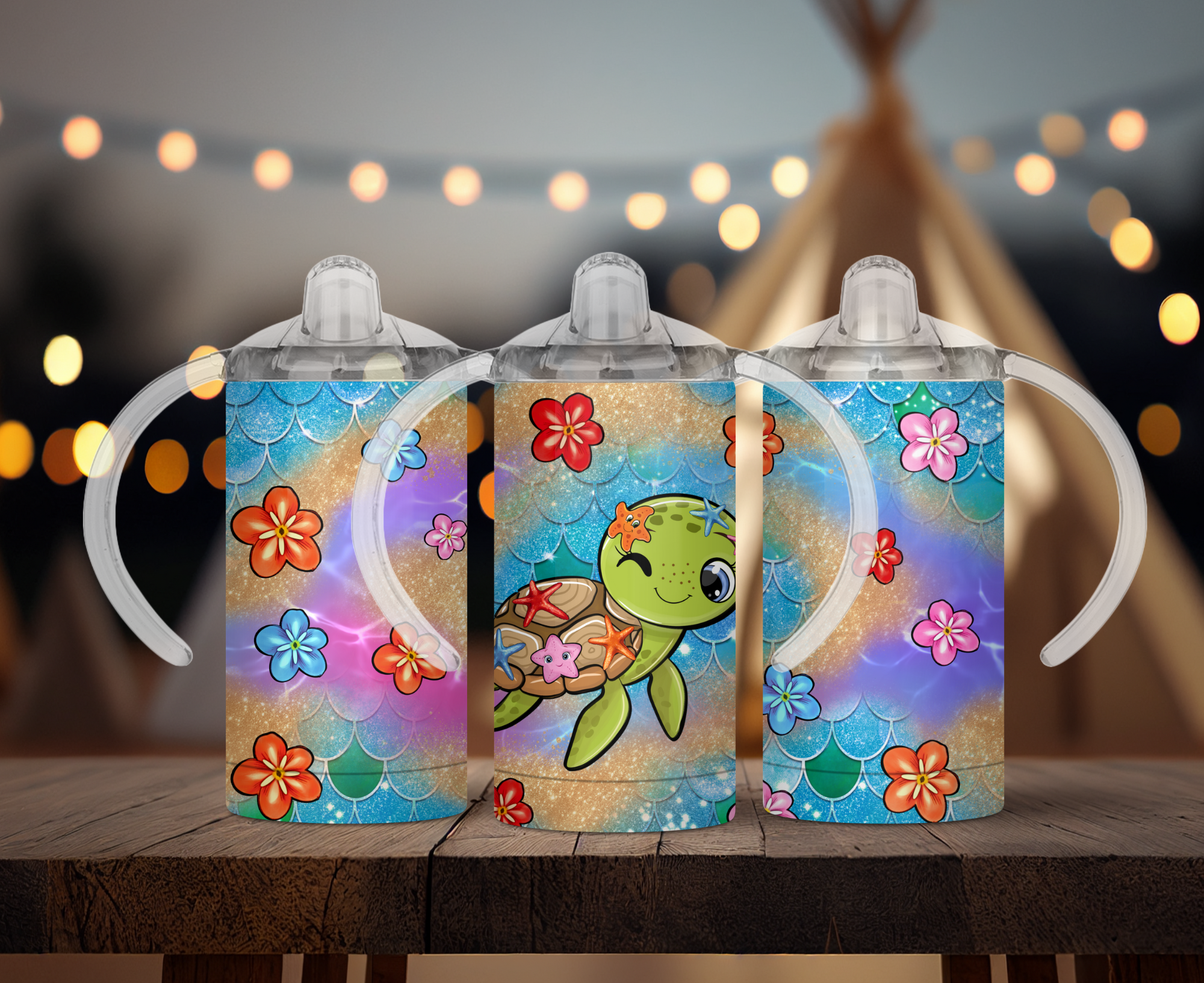 12 oz Skinny Tumbler Sippy Cup