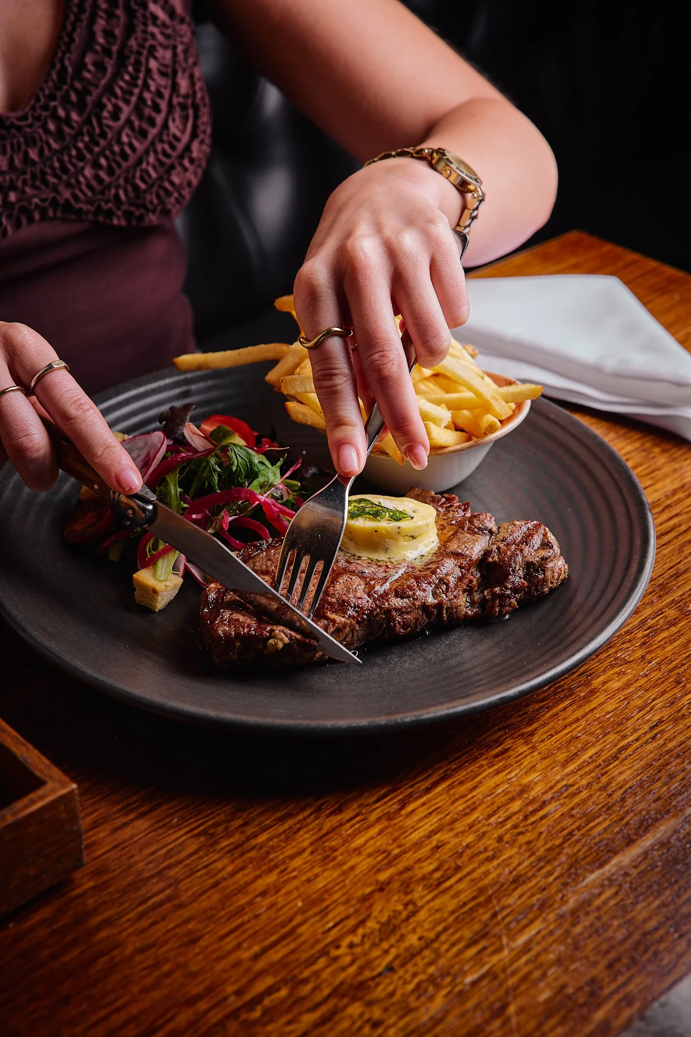 Steak Frites Date Night