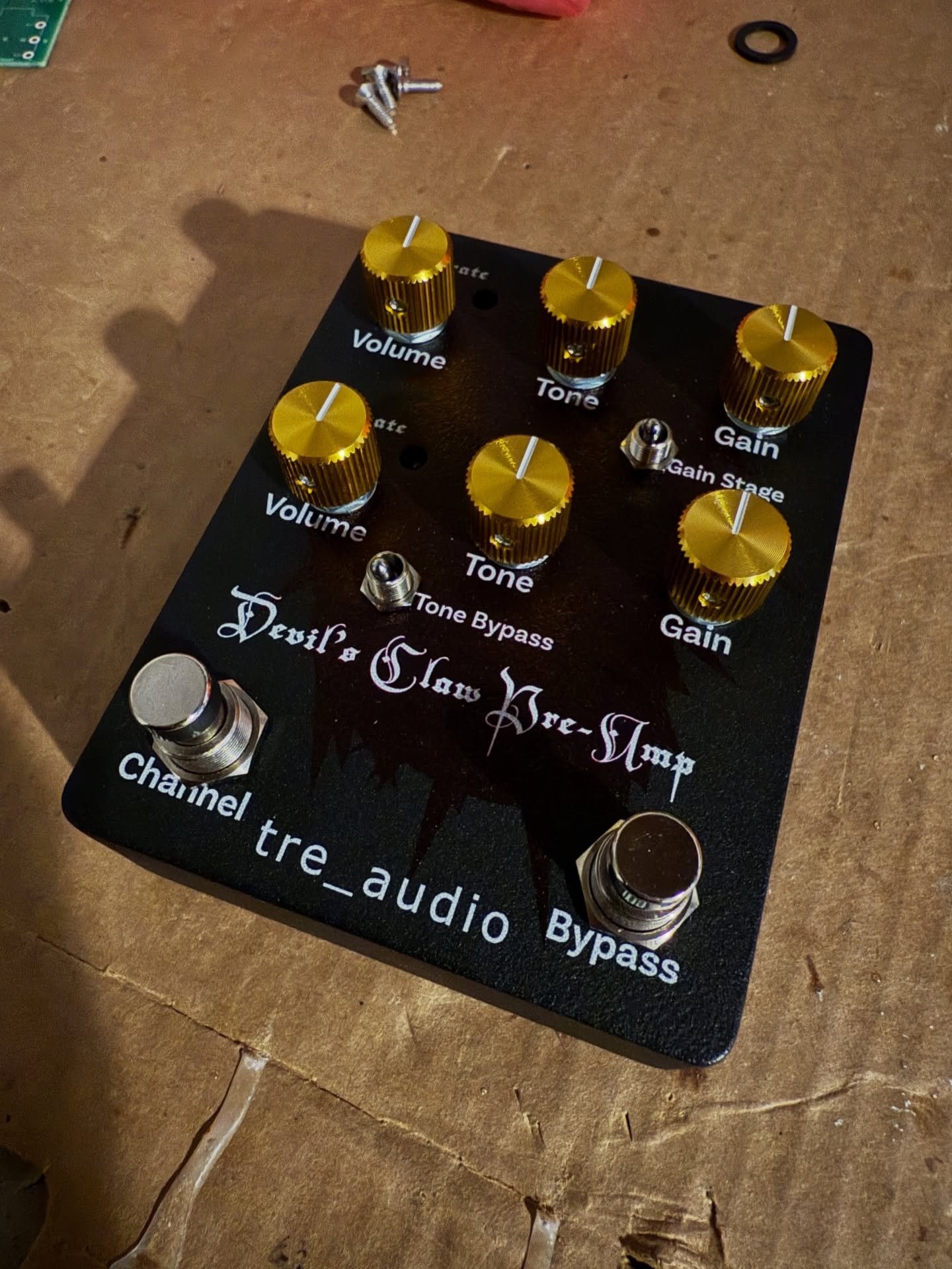 These new guitar pre-amp pedals turned out sooooooo cool. 😎 

The Devil&rsquo;s Claw Pre-Amp is the pedal version of the pre-amp used in our Devil&rsquo;s Claw 300W guitar amp. It features two independent channels &mdash; Replicate and Obliterate &m