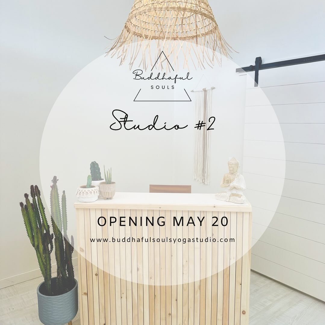 Eek, we are 1 week away from opening STUDIO #2. Check us out at www.buddhafulsoulsyogastudio.com. We can&rsquo;t wait to welcome you to your yoga studio!
This was a divine labor of l🤍ve. xx