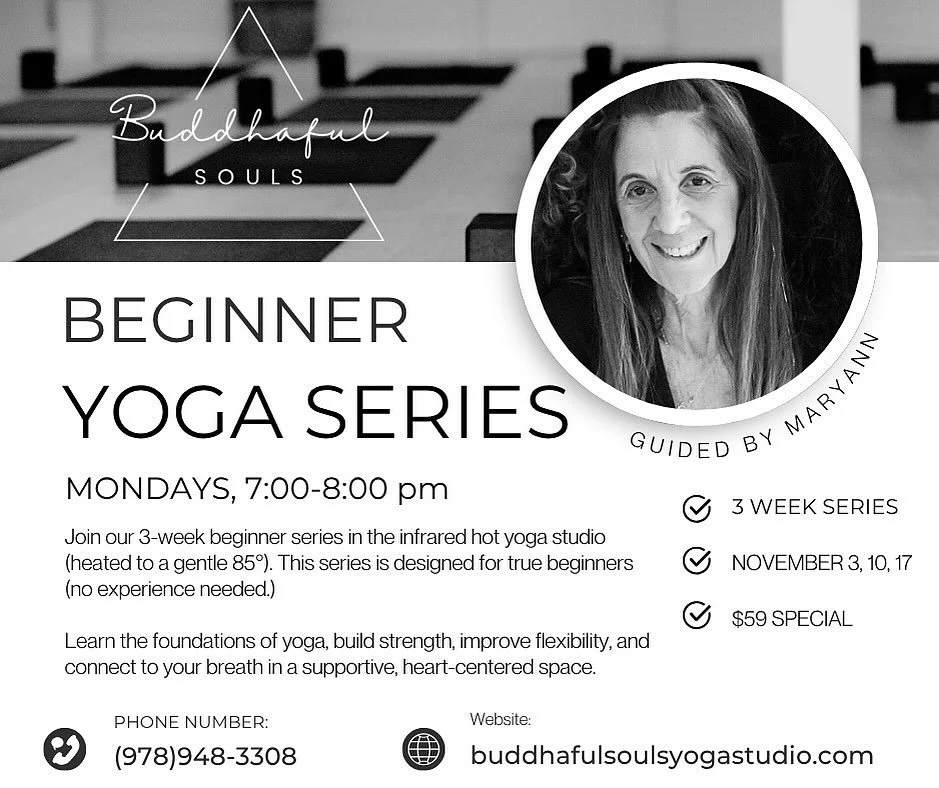 Were you wanting to take our beginner series but forgot to sign-up? No worries, we still have space. Join us tonight at 7 pm for our Beginner Hot Yoga Series.