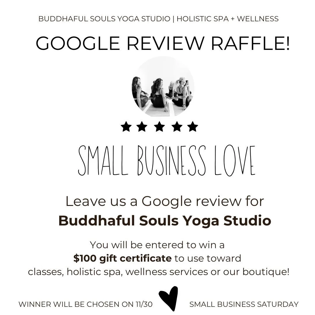 GOOGLE REVIEW ⭐️ ⭐️ ⭐️ ⭐️ ⭐️ 

Your words mean the world to us. When you share your experience at Buddhaful Souls, you help our little community grow in the most meaningful way.

To thank you for supporting our small, heart-led studio, we&rsquo;re of