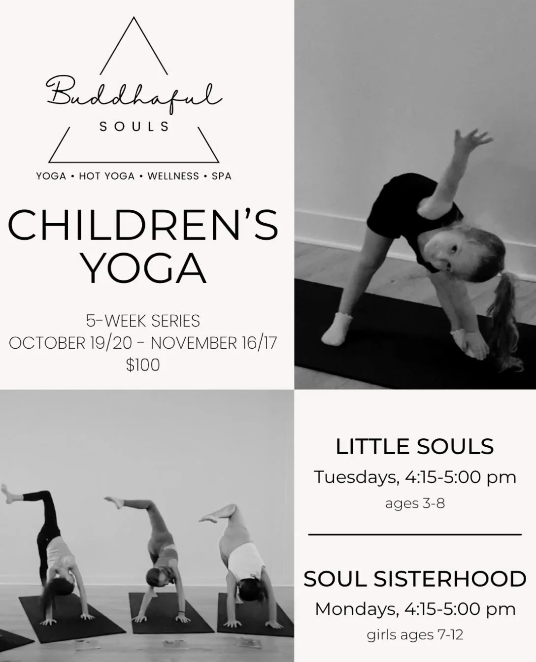 Growing up is a lot. Big feelings, changing friendships, busy school days&hellip; and somewhere in all of it, our children need space to breathe, feel heard, and know the importance of self-care 🤍

Our next children&rsquo;s yoga session is starting 
