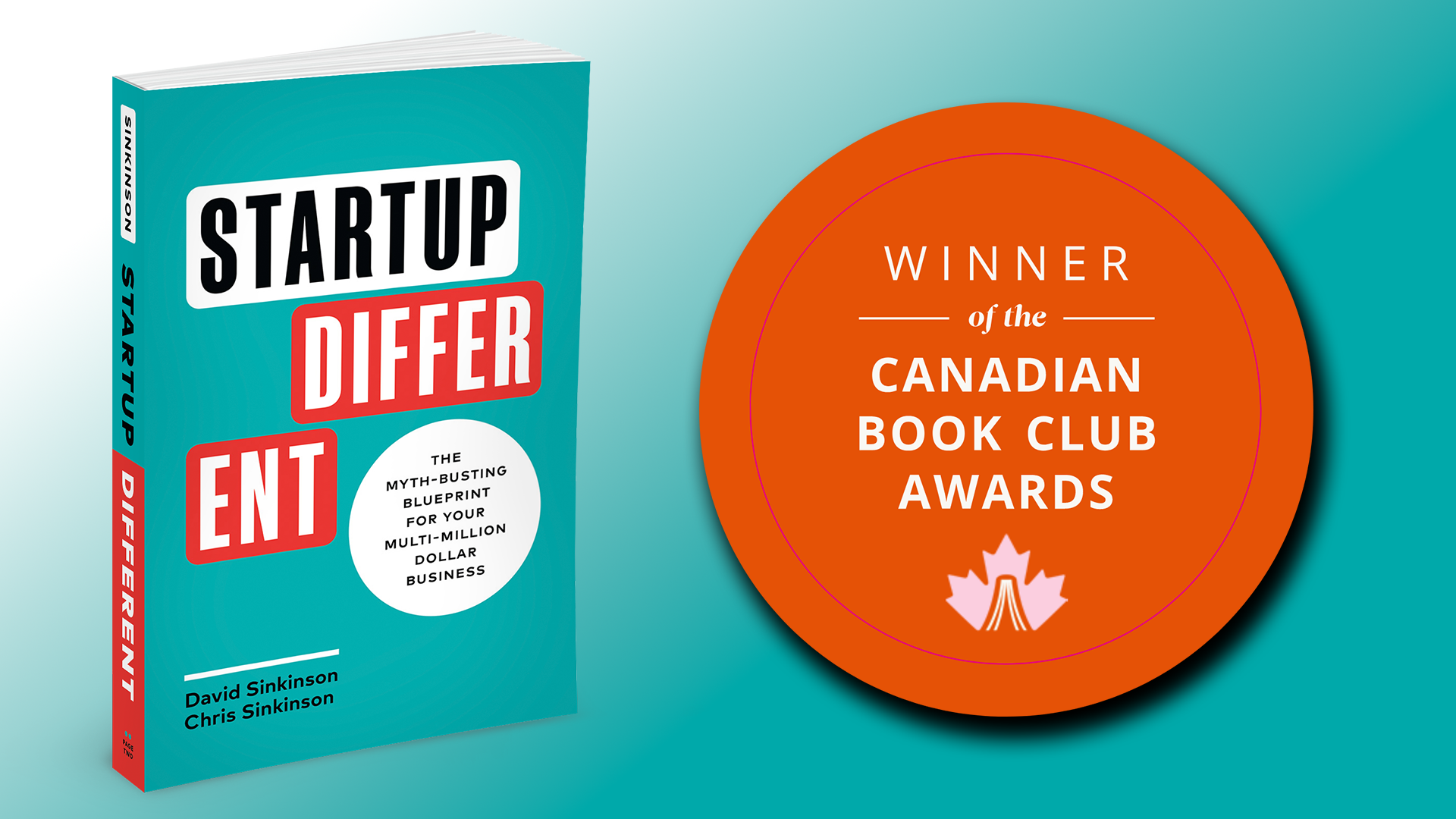 “Startup Different” Wins at the 2025 CAnadian Book Club Awards