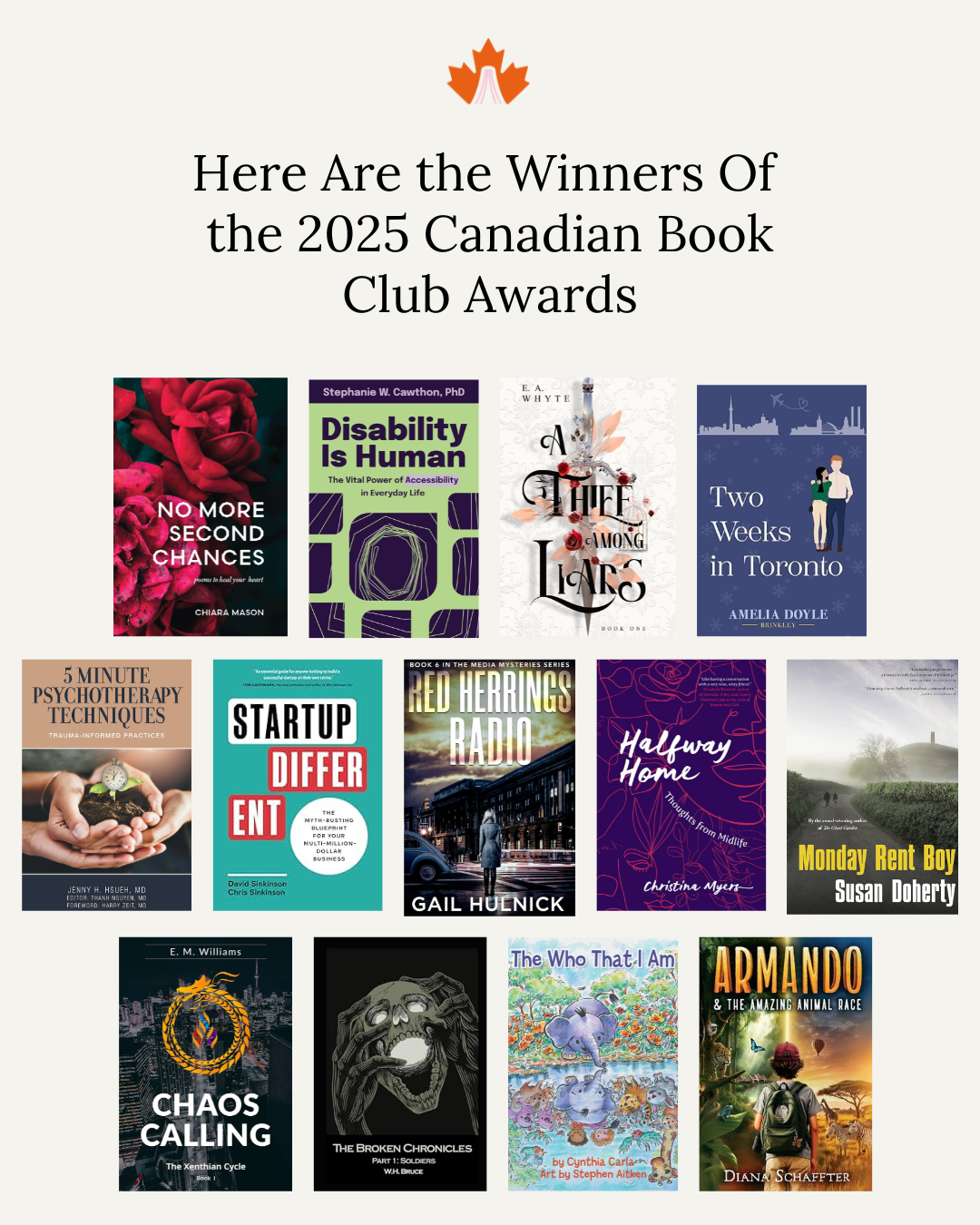Canadian Book Club Award Winners