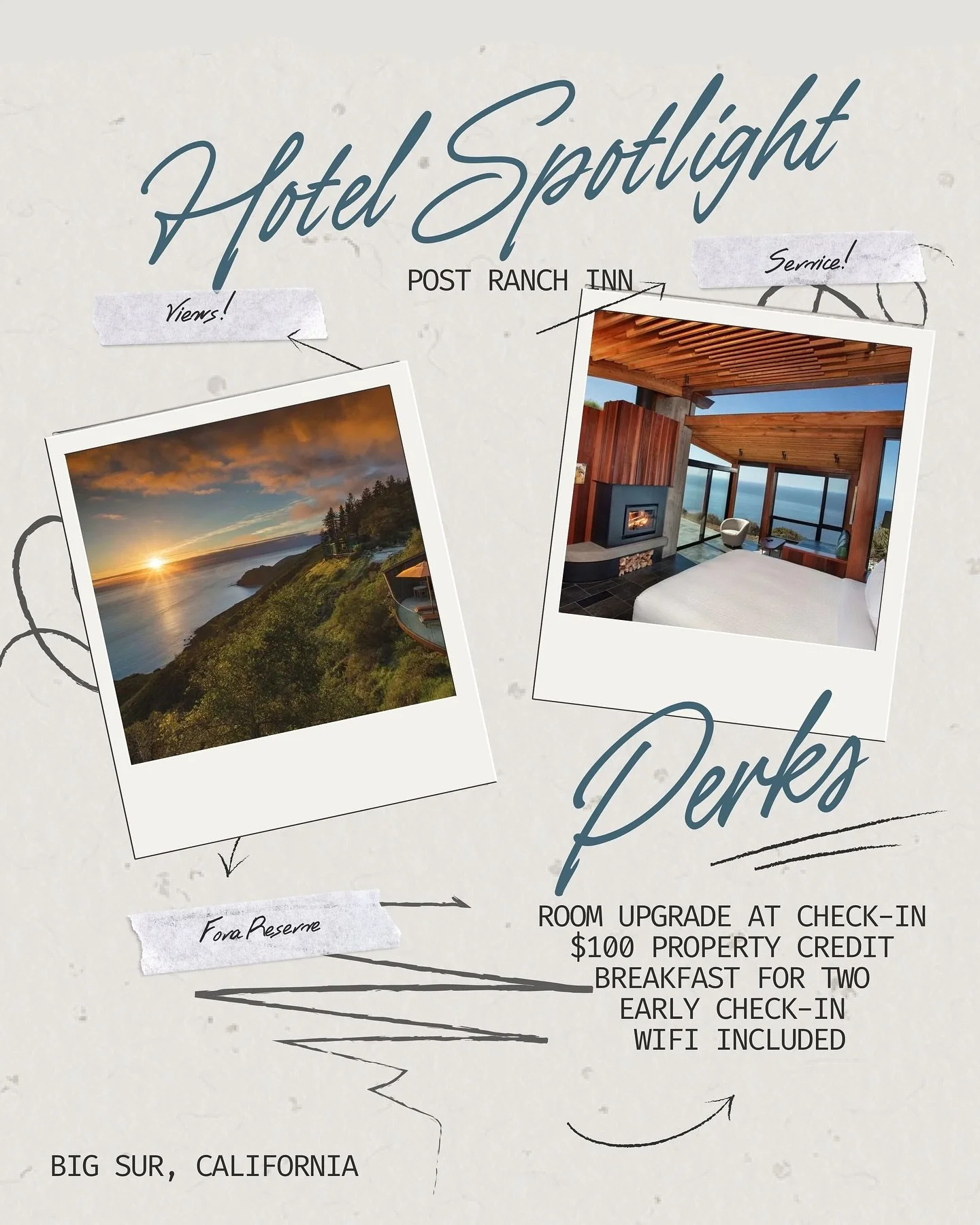 ⭐️⭐️⭐️⭐️⭐️ | 🗝️🗝️🗝️

Thank you @postranchinn for your hospitality! 🛎️

If Big Sur is one of the most beautiful places in the world, the Post Ranch Inn may well be one of the most spectacular ways to experience Big Sur. The 100-acre property provi
