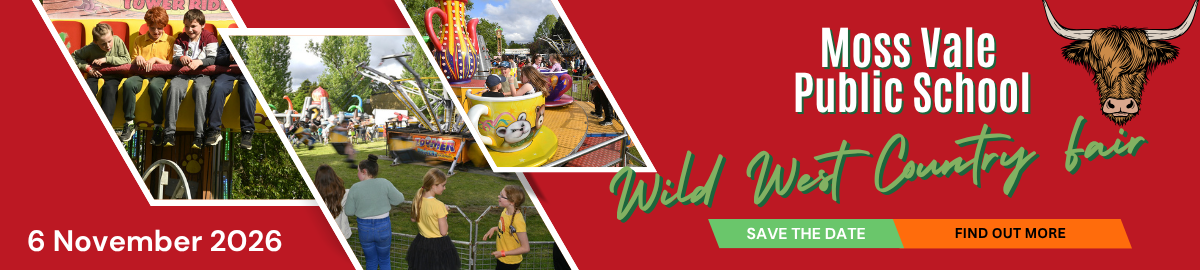 Save the Date 6th November 2026 for the Moss Vale Public School Country Fair. Click here to find out more