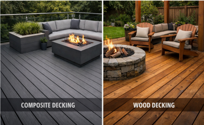 Composite Decking vs Wood Decking