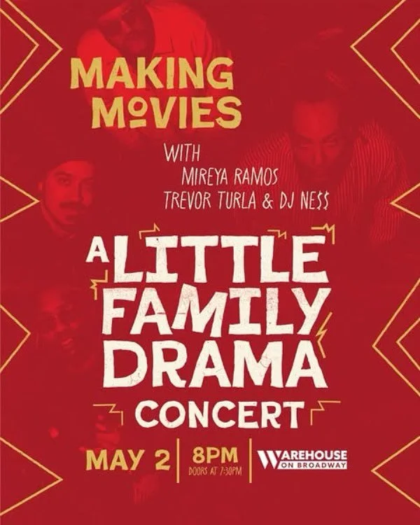 Kansas City listen up! The amazing @mkngmvs and @yeyasmiles are throwing a special show at the brand new Warehouse on Broadway as part of @alittlefamilydrama&rsquo;s launch on Tubi and the release of their hot new single that graces the film, La Mare
