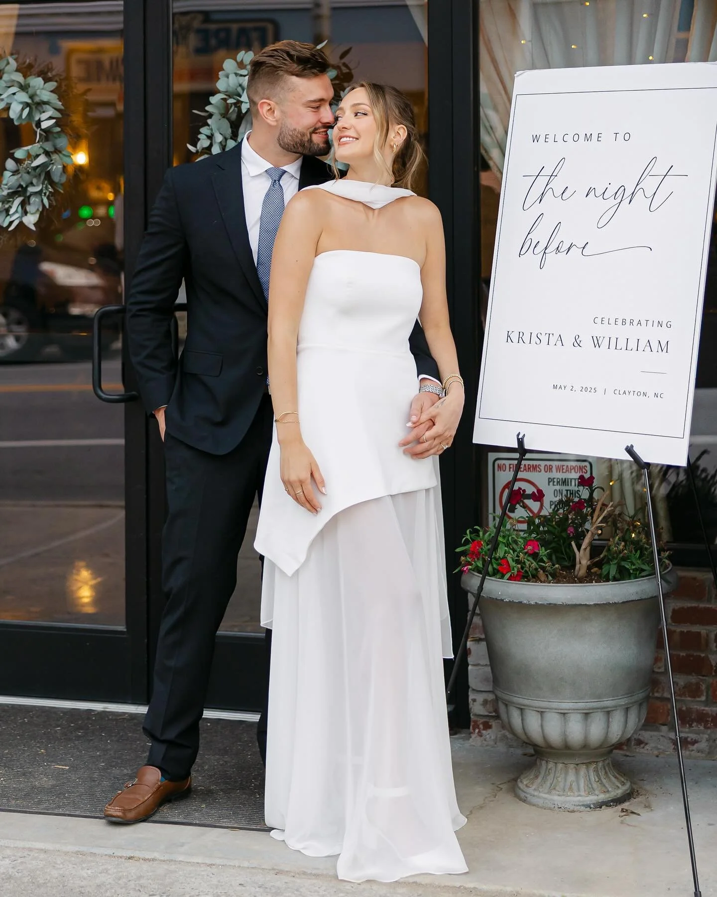 The night before we said I do 🤍