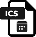 ICS file formats supported