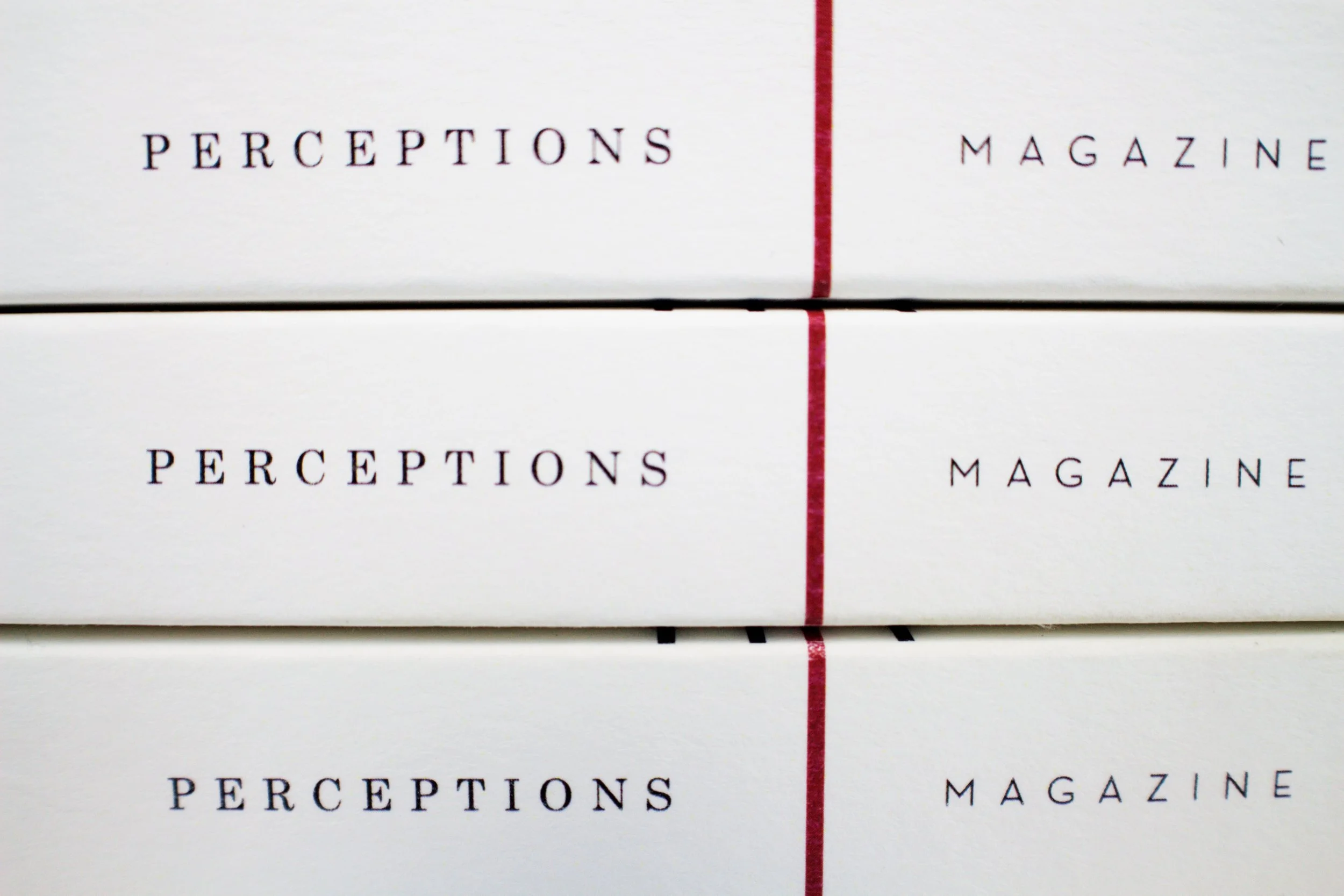 Typography and cover design for art magazine