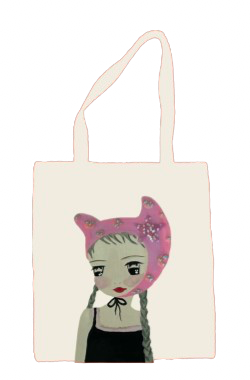 bruised tote bag