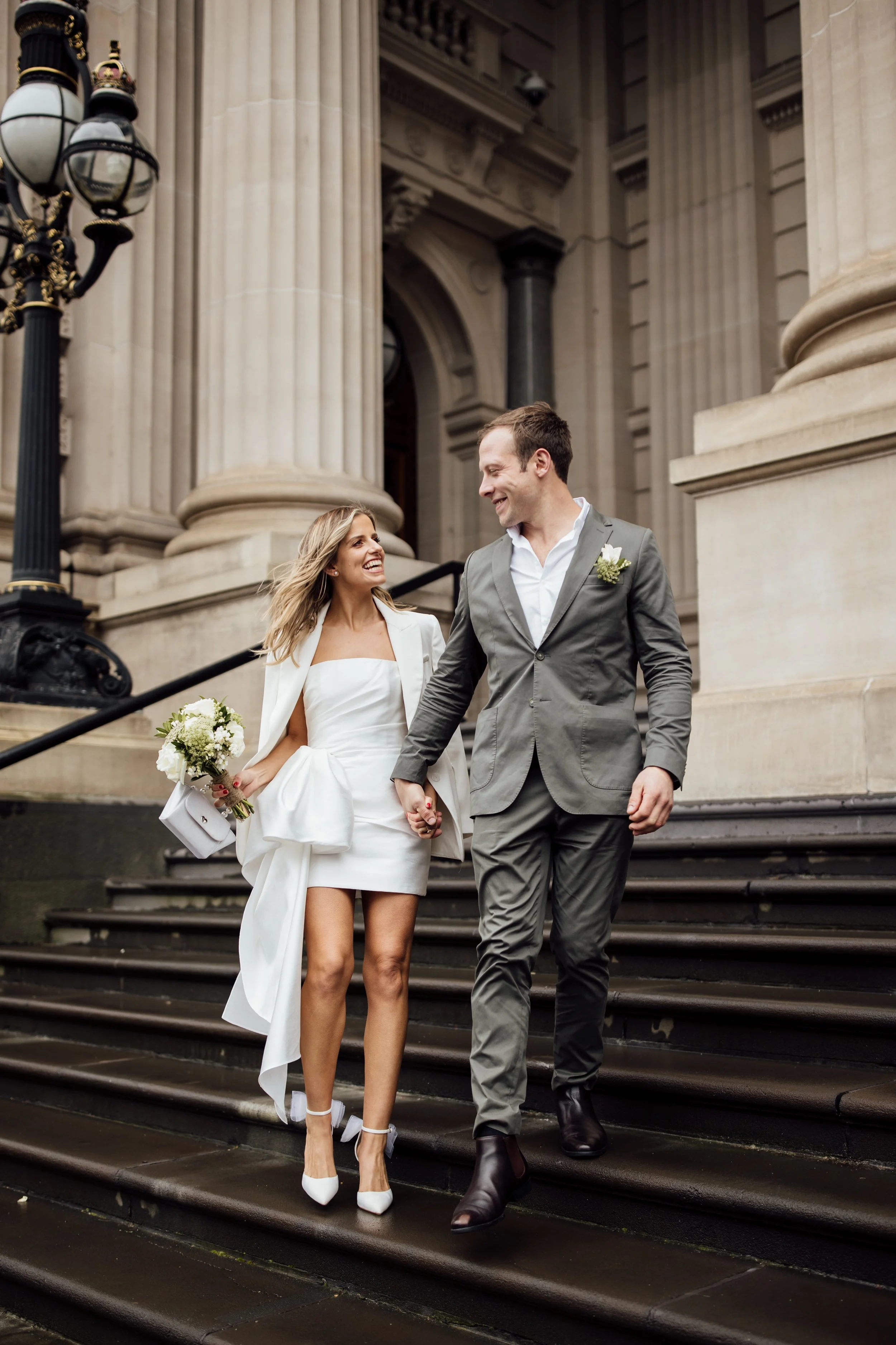 Rosie and Todd, Old Treasury Building, VIC Wedding