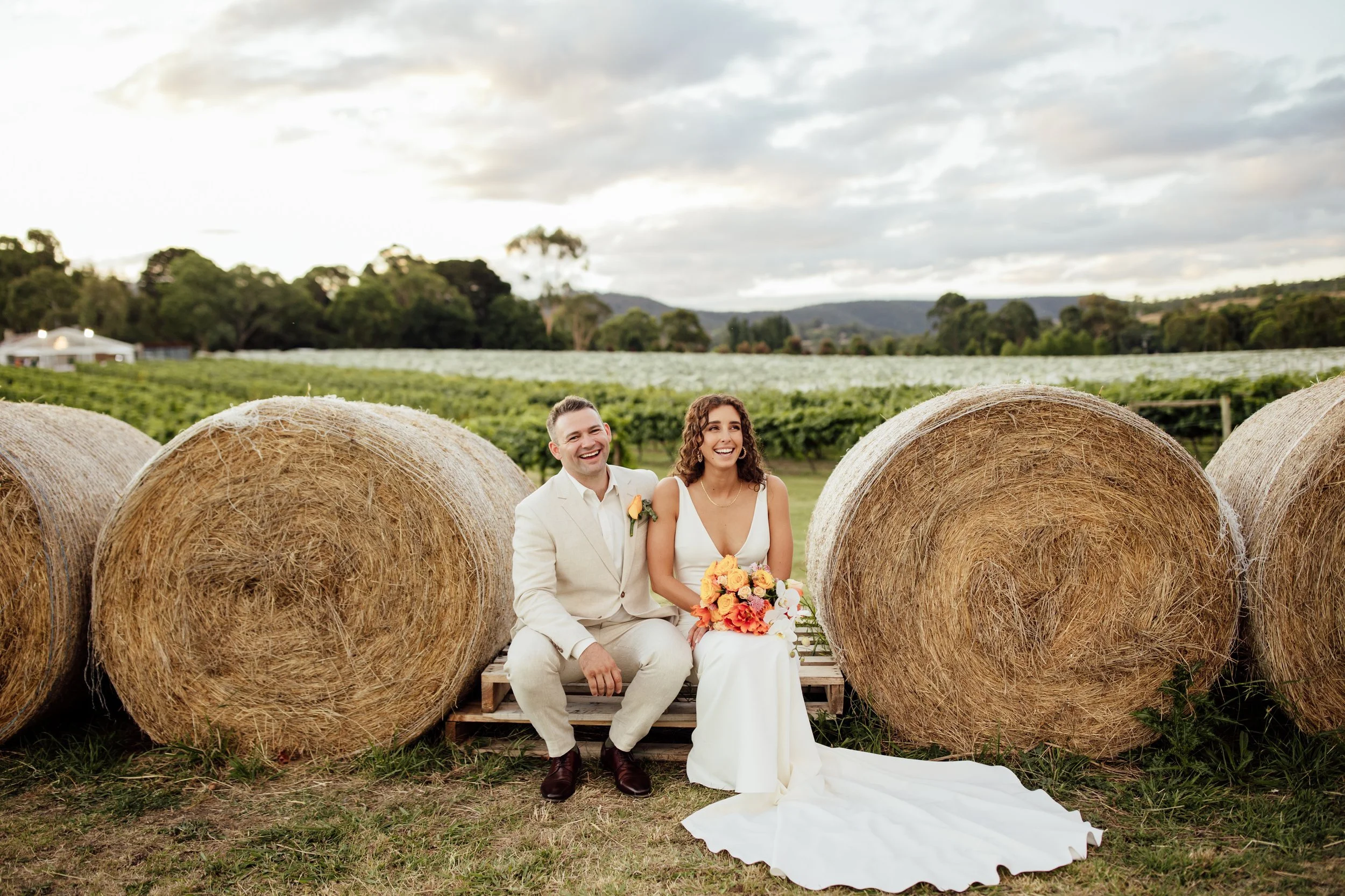 Elise and Steve, Acacia Ridge Winery, VIC Wedding