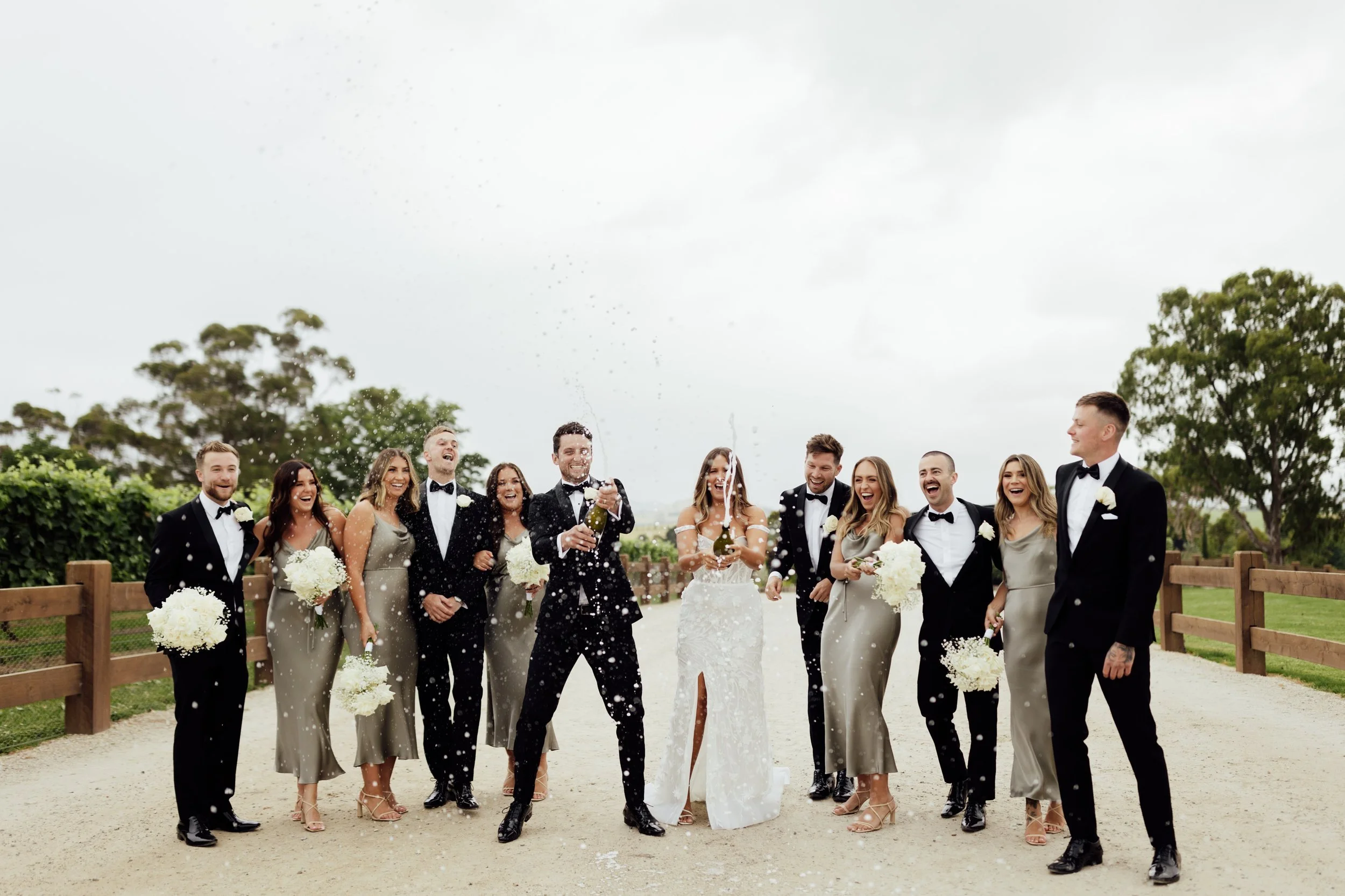 Molly and Ben, Zonzo Estate, VIC Wedding