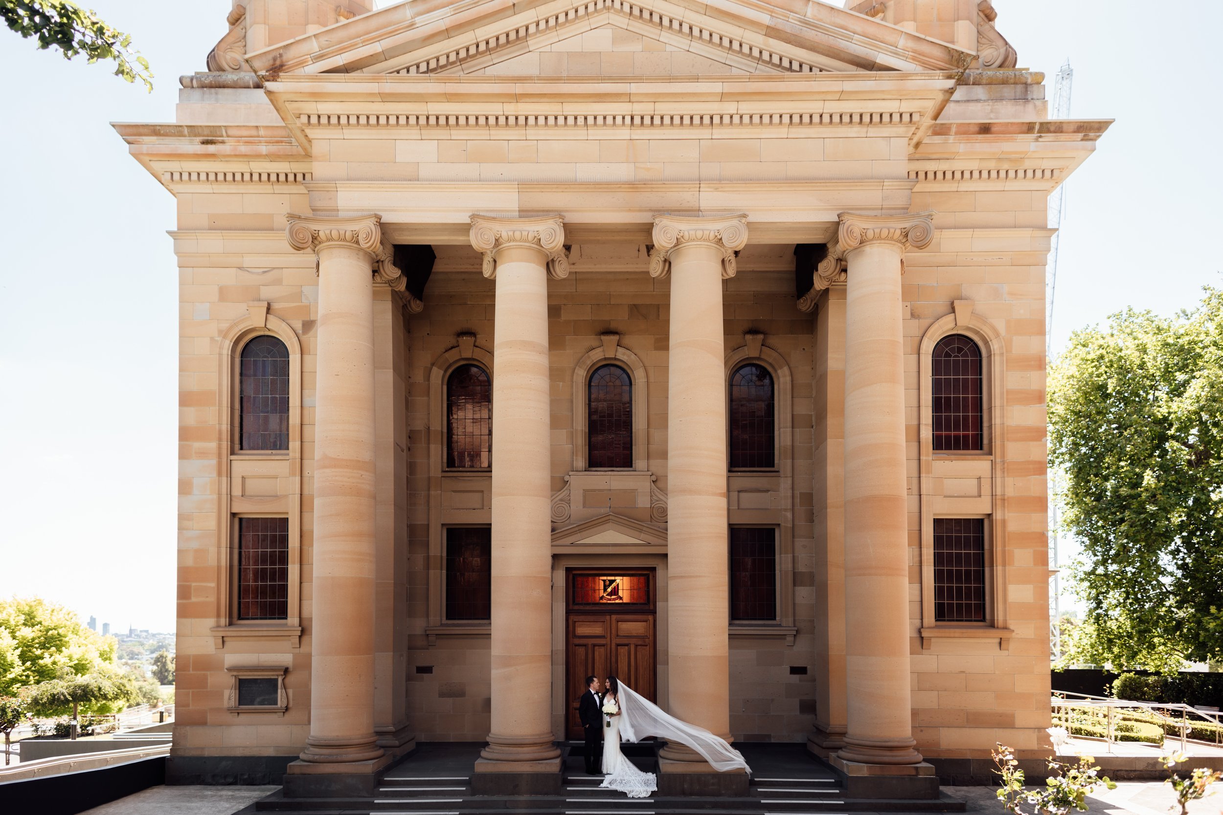 Laura and Michael, Xavier Chapel, VIC Wedding