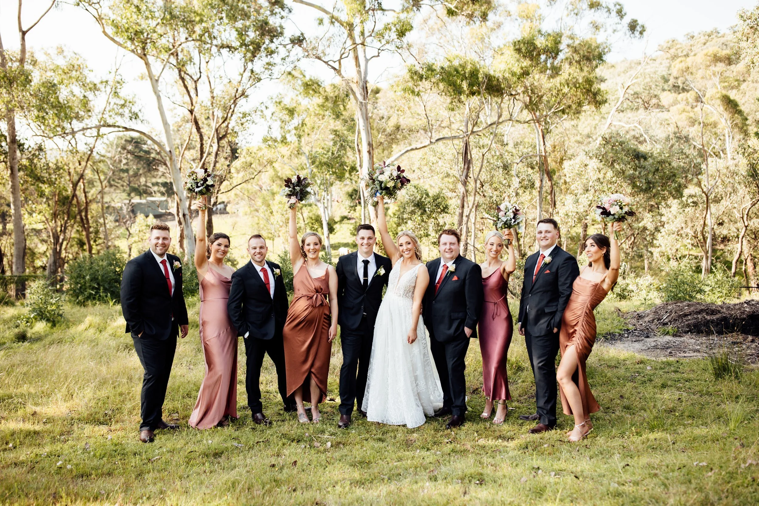 Maighan and Jeremy, Potters Reception, VIC Wedding