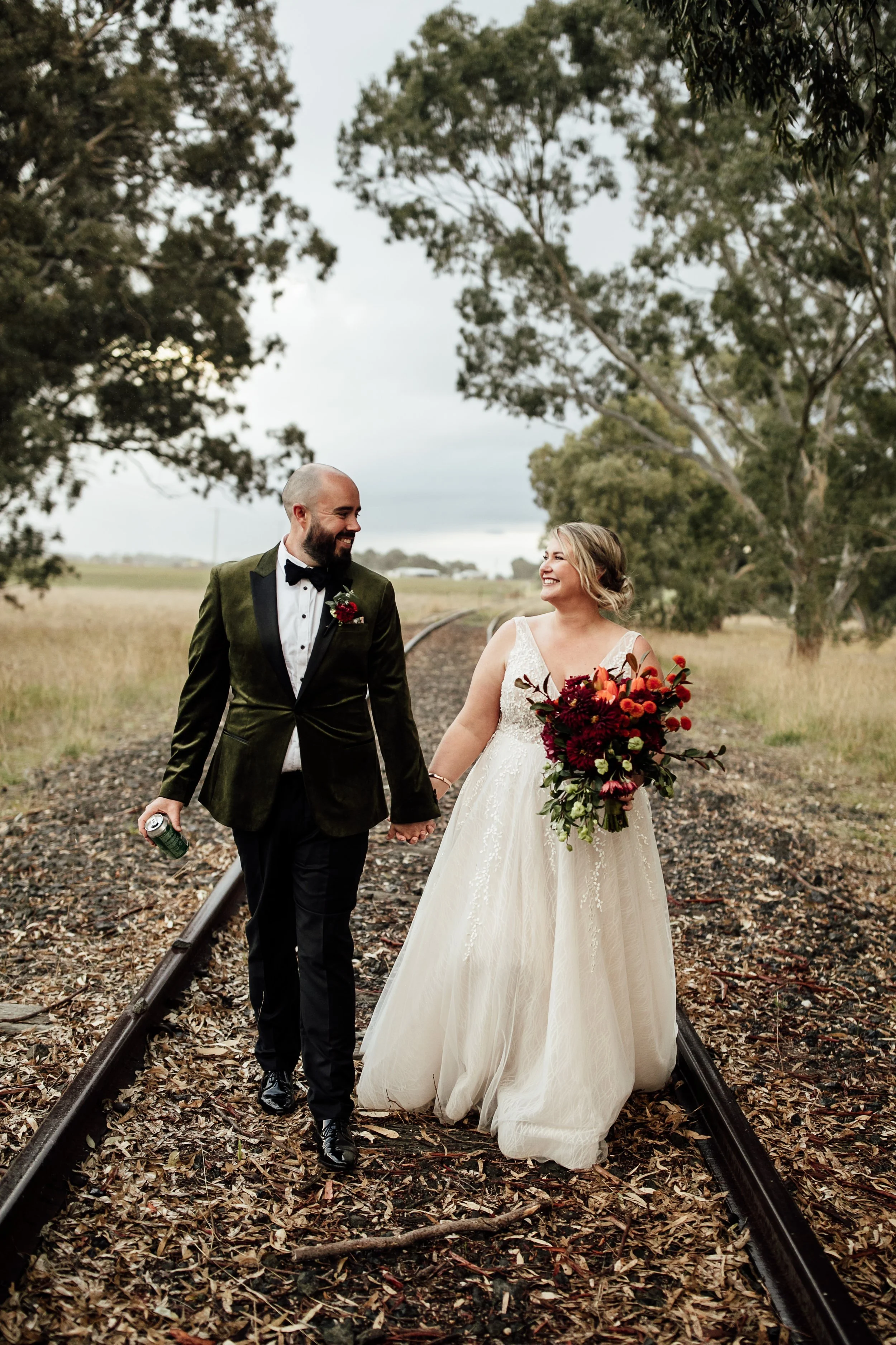 Shanyn &amp; Alex, Butterland Newstead, VIC Wedding