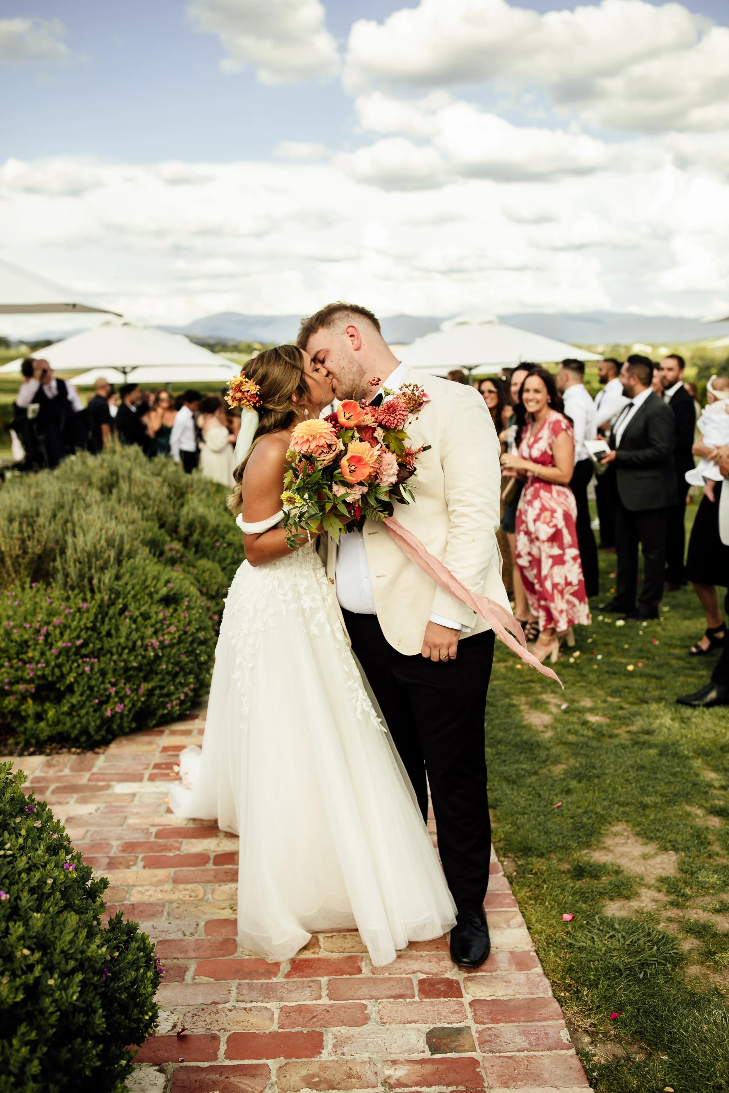 Tyra and Jesse, Acacia Ridge Winery, VIC Wedding