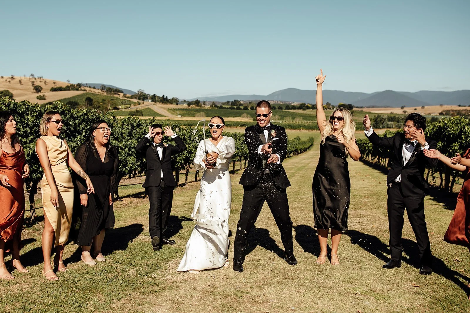 Suzanne &amp; Darby, Acacia Ridge Winery, Yarra Valley Wedding