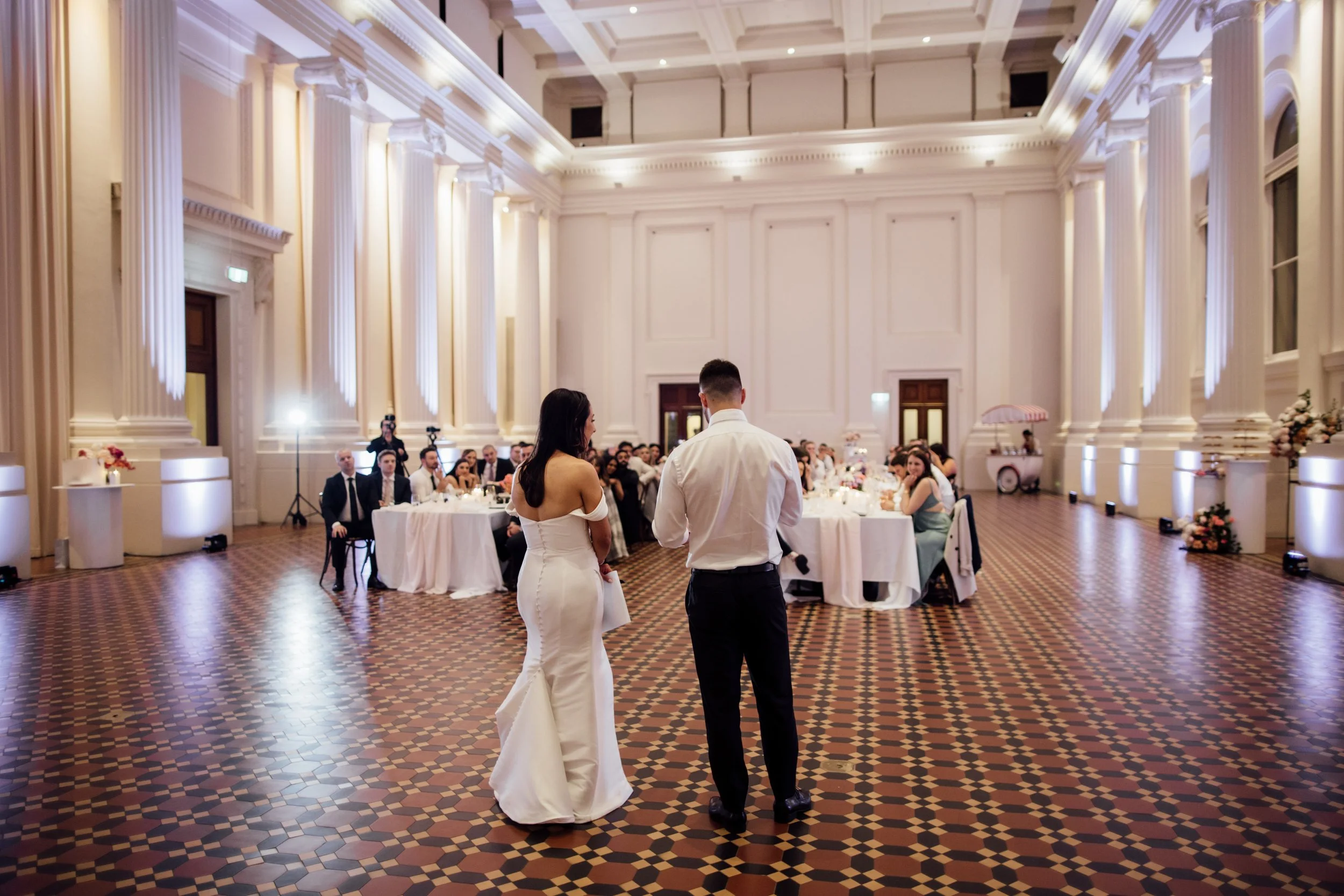 Elisa and Elliot, Immigration Museums, VIC Wedding