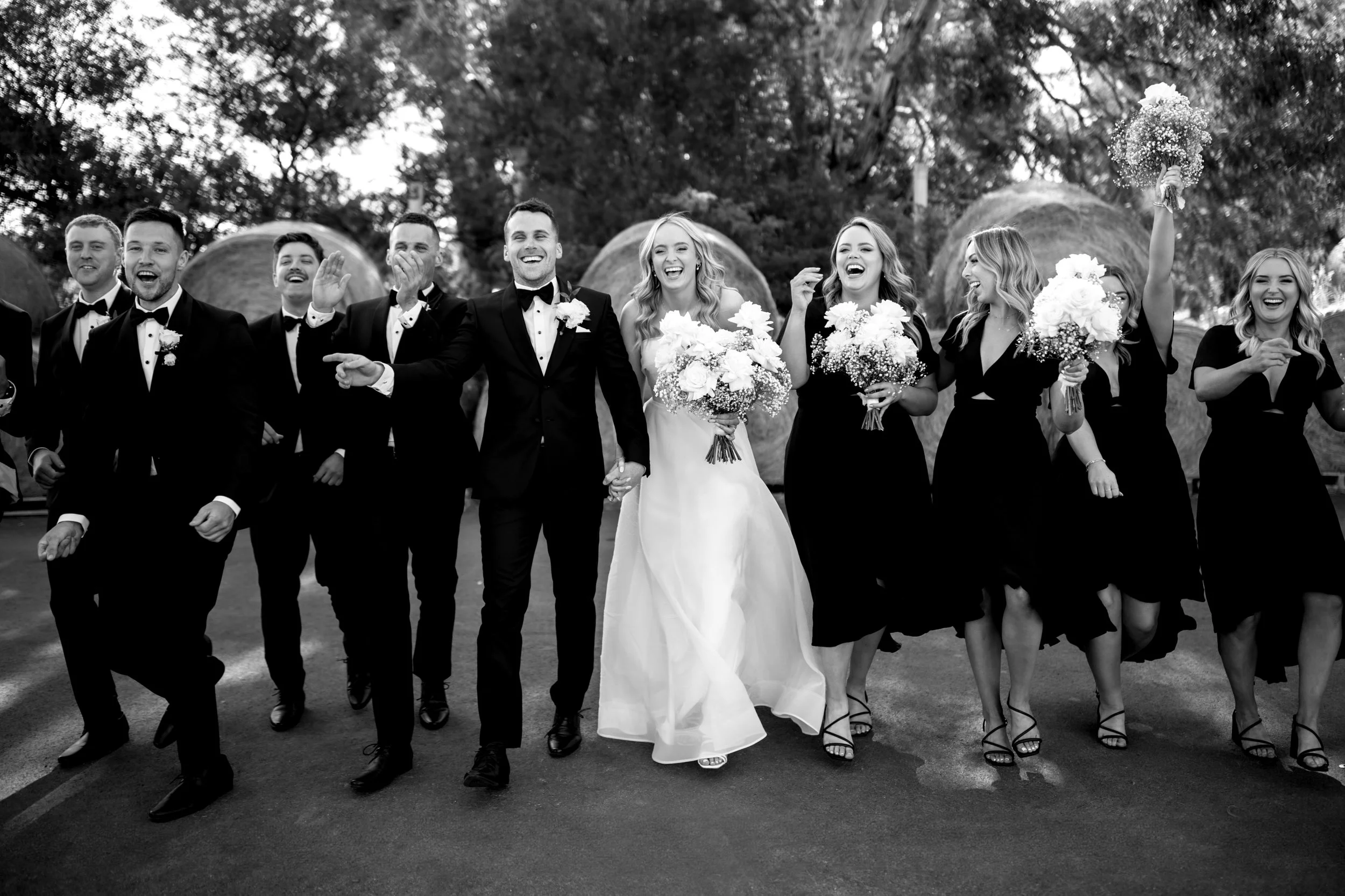 Steph and Mitch, Acacia Ridge Winery, VIC Wedding