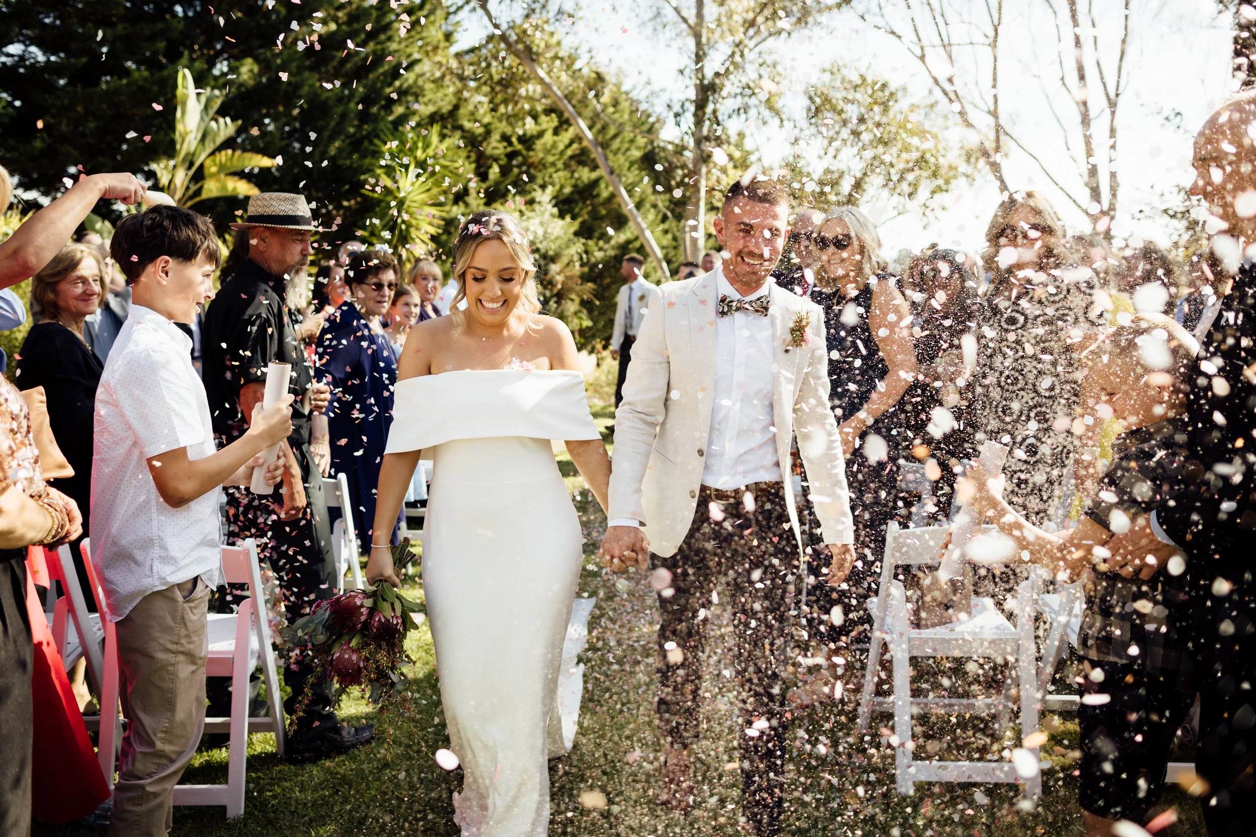 Fiona  and Hayden, Cottles Bridge, VIC Wedding
