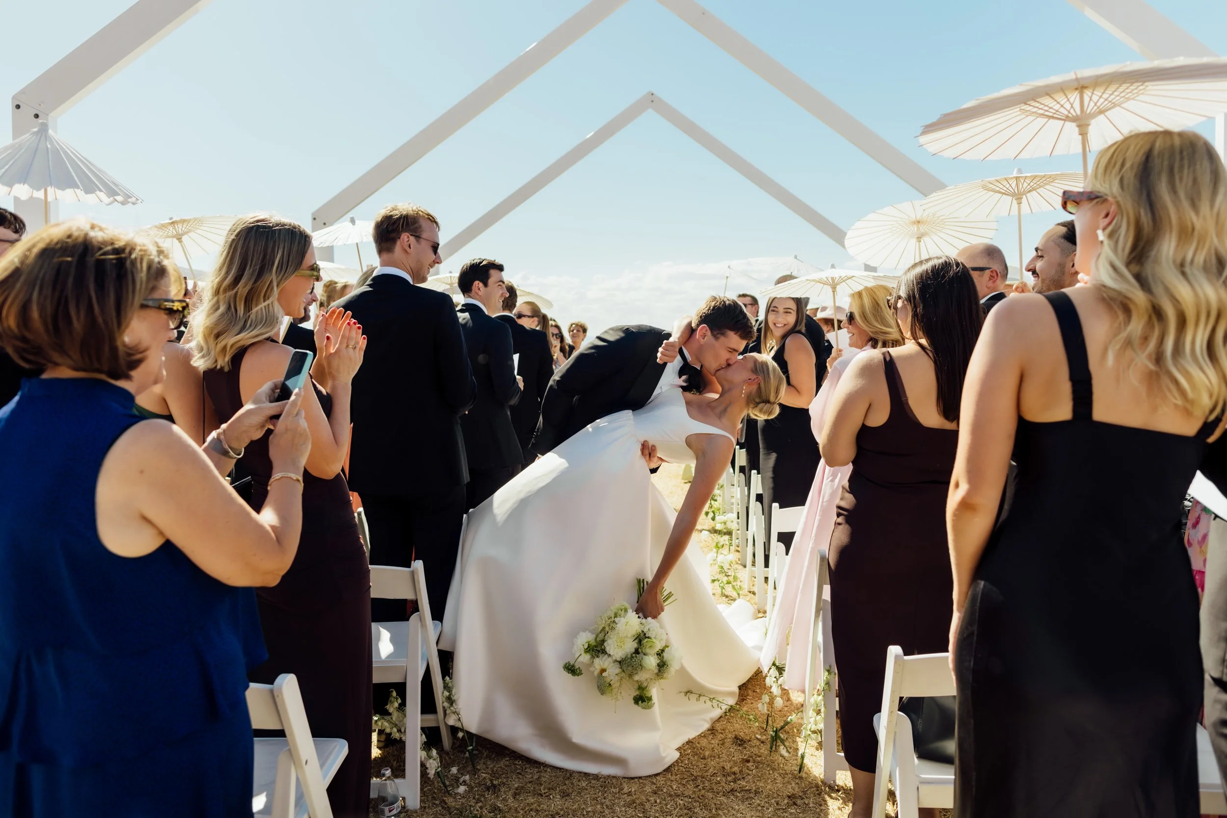 Grace and Michael, BAIE Wines, VIC Wedding