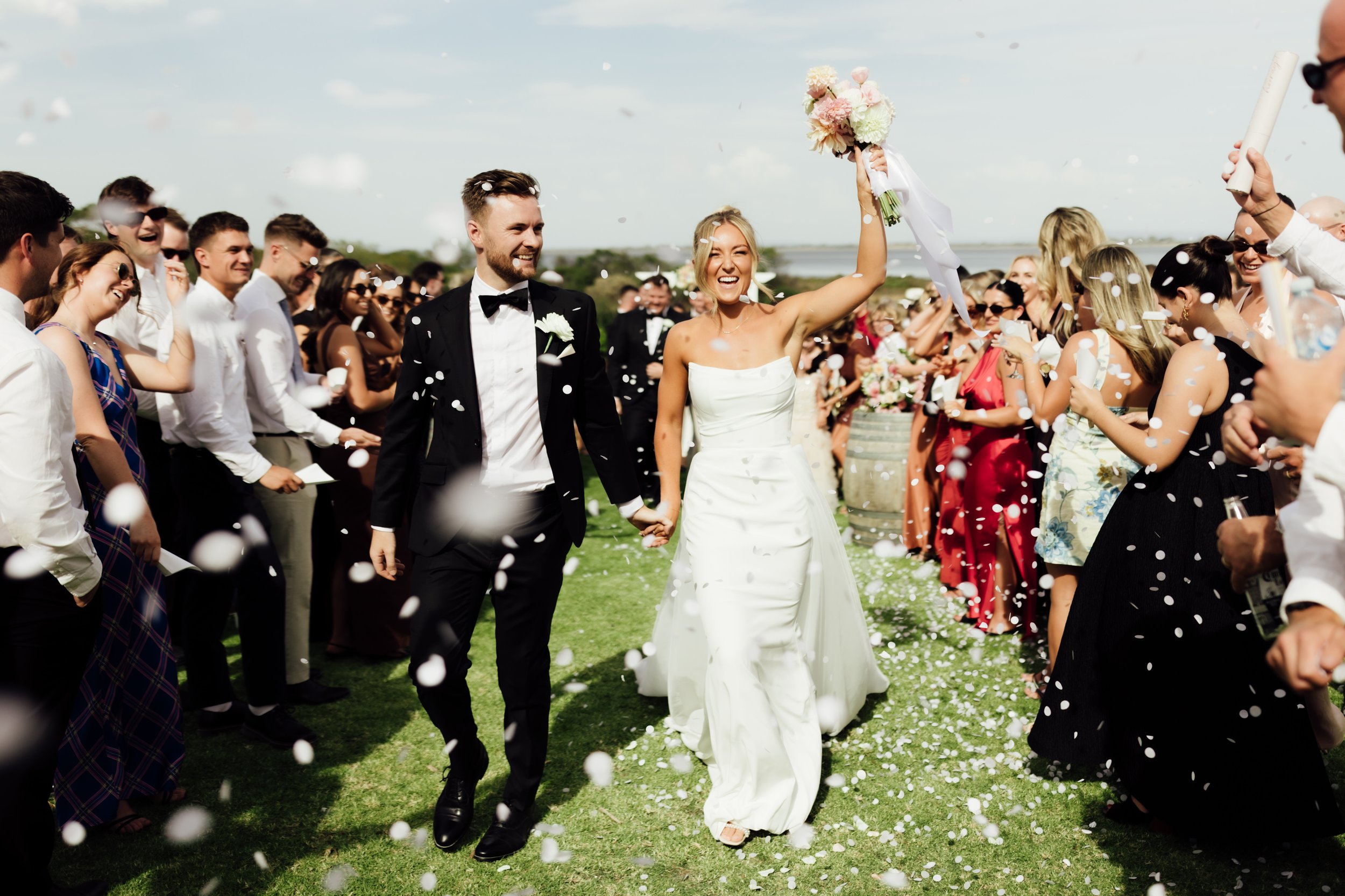 Genevieve and Alex, Basils Farm, VIC Wedding