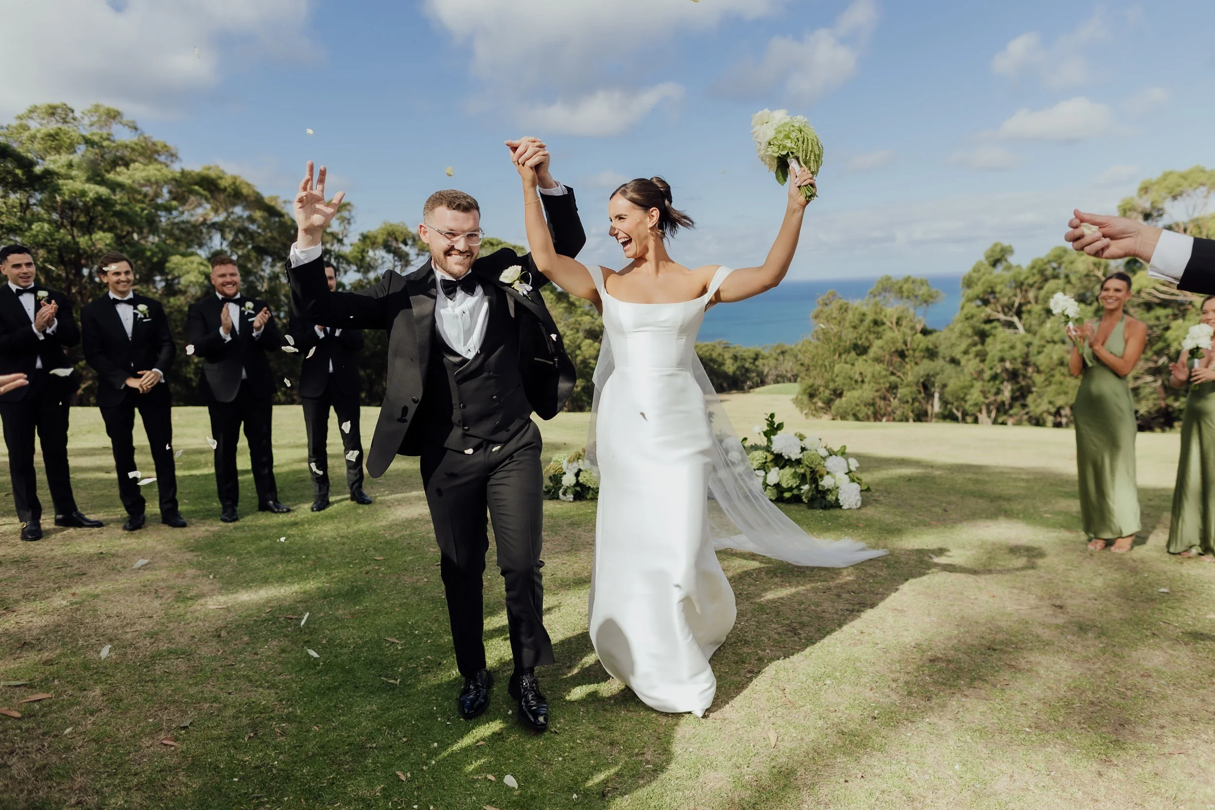 Grace and Ben, The Peak, Lorne, VIC, Wedding