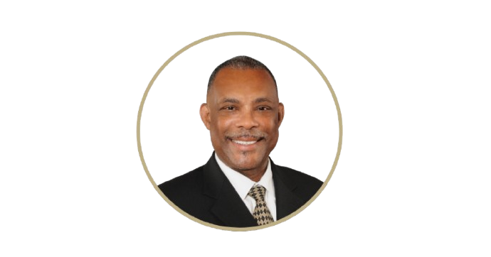 Tyrone wearing a black suit