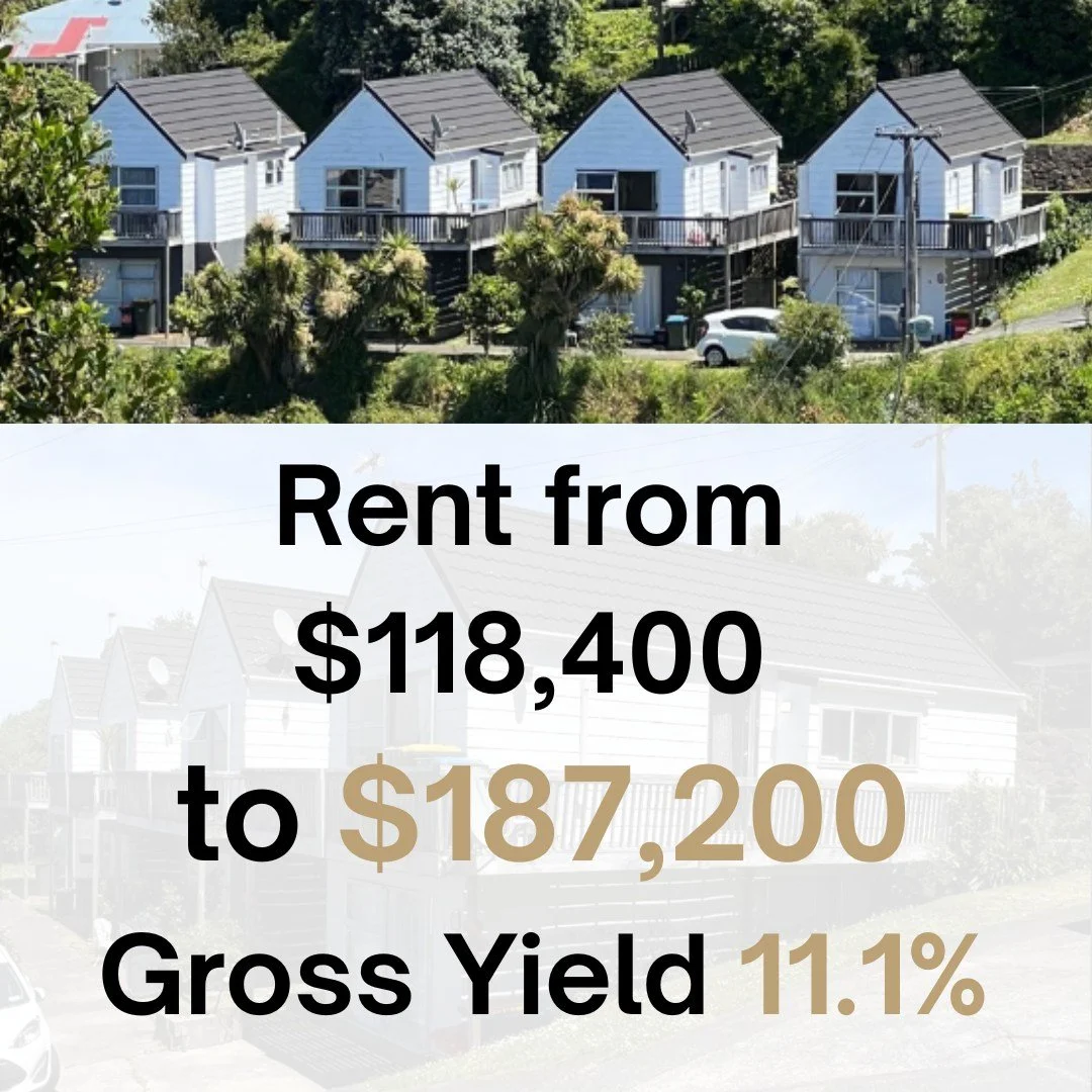 Cashflow Hack Case Study: Wellington Region 
8 units 
$1.51M purchase. 
$175K reno.
Original rent: $118K → New rent: $187,200.
58% rental uplift.
Gross yield: 11.1% (above our 10% Boardroom target)
What makes this deal stand out?
- Super-effic