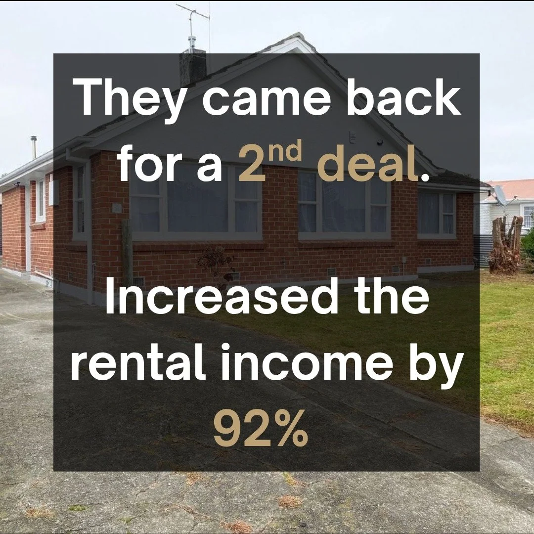 Why would a client come back for their second project? Here’s what happened.
After their first renovation success, Tim and Sammy decided to go it alone.
They spent a year searching - but nothing on the open market could deliver the returns the