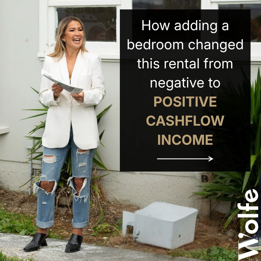 This Christchurch property went from costing money monthly to generating a strong positive income stream with one strategic cosmetic renovation + layout reconfiguration.

From 3 to 4 bedrooms. From negative cashflow to +69% rental increase.

Comment 
