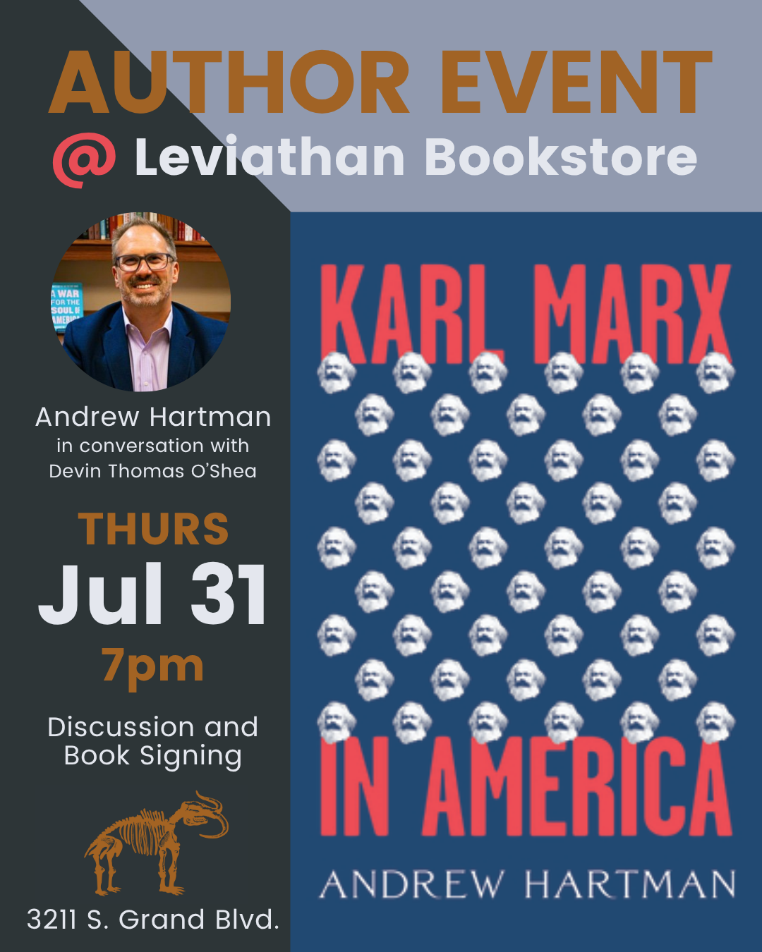 Andrew Hartman @ Leviathan Bookstore