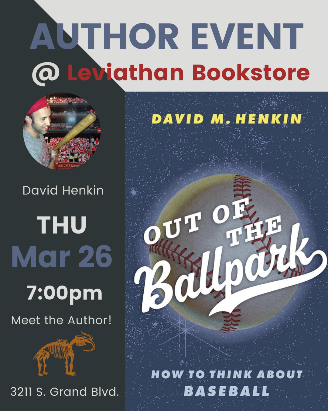 David Henkin, Author of Out of the Ballpark