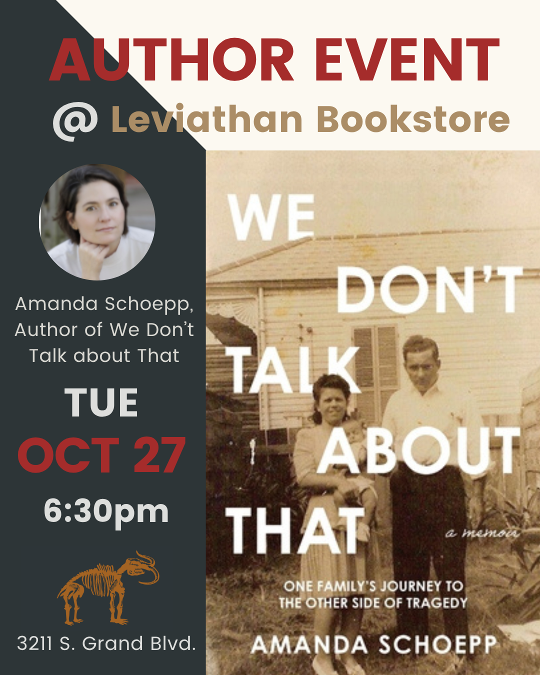 Amanda Schoepp, Author of We Don't Talk About That