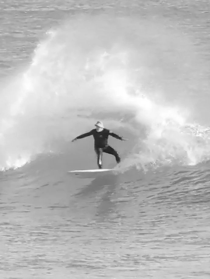 Back in the surf again