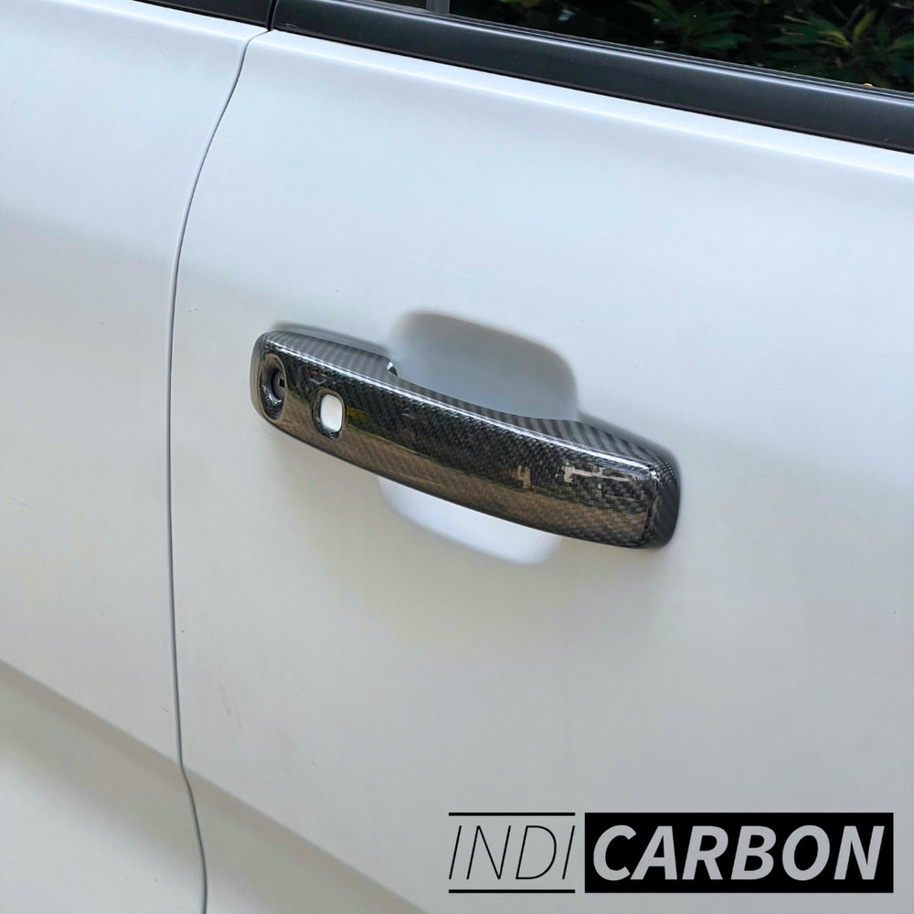 Ranger Raptor Carbon Fiber Door Handles Cover — Indi Carbon