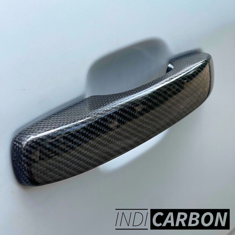 Ranger Raptor Carbon Fiber Door Handles Cover — Indi Carbon