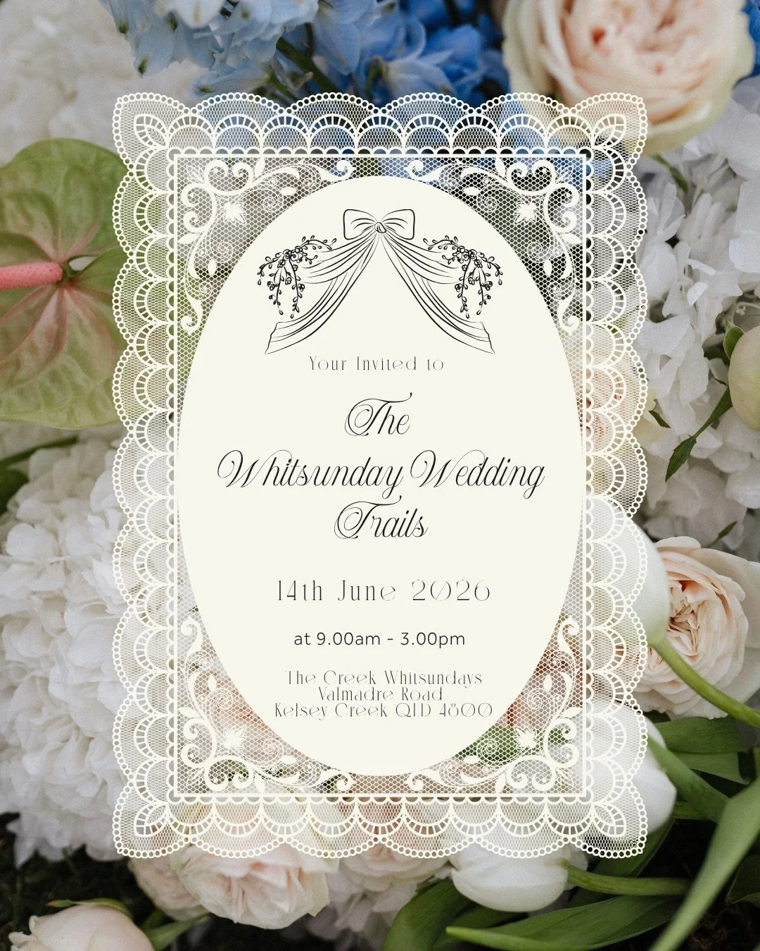 Dreaming of your wedding day?

Join us at the Whitsunday Wedding Trail on Sunday 14 June and discover some of the region&rsquo;s most sought-after wedding professionals, stunning venues, and endless inspiration for your celebration.

Whether you&rsqu
