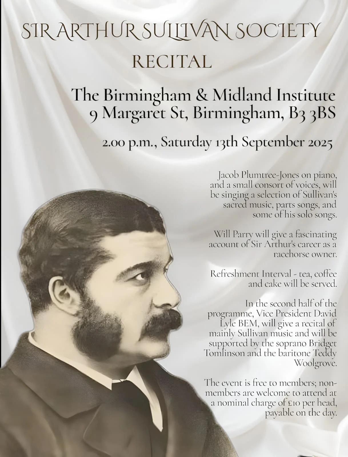 Sir Arthur Sullivan Society Recital