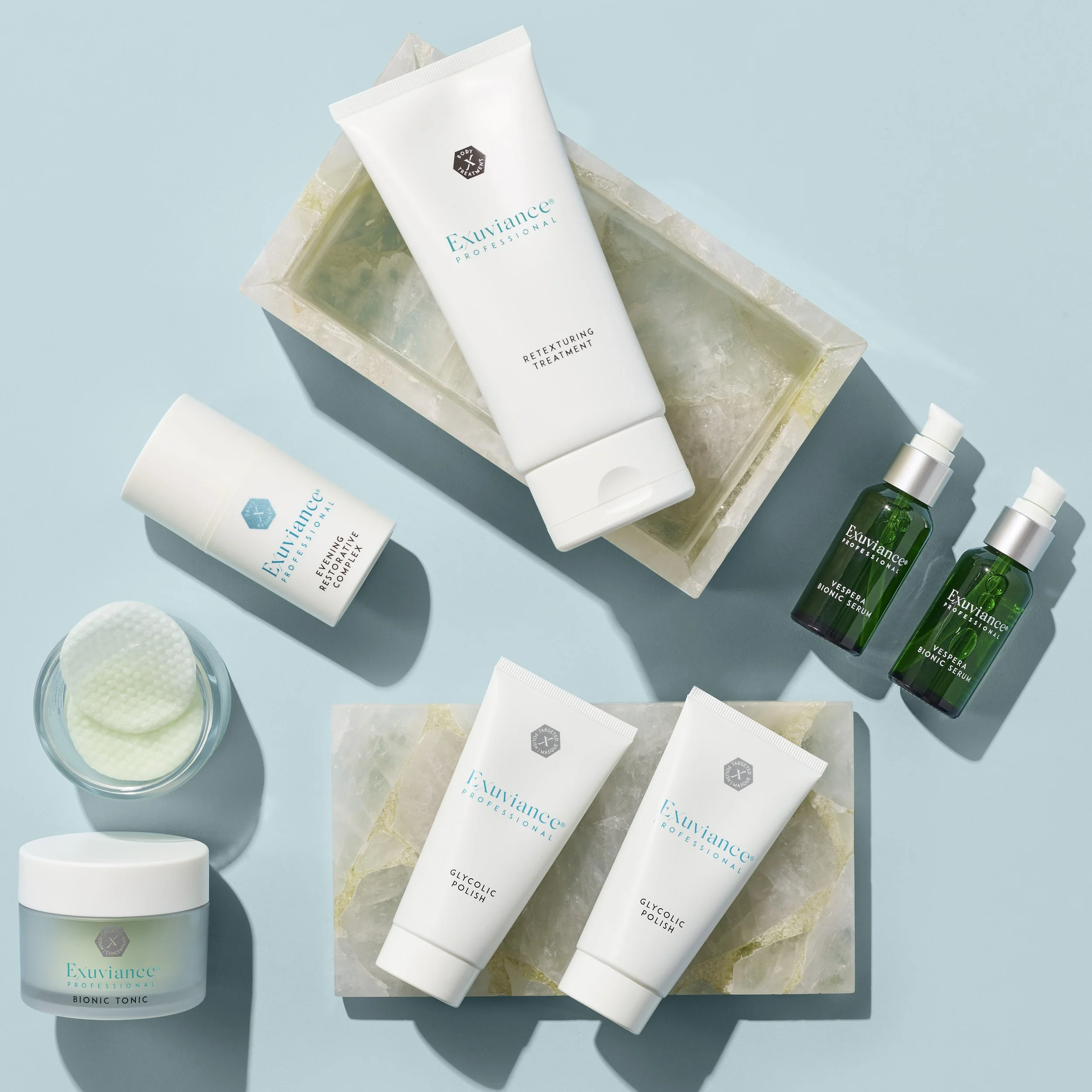 Exuviance professional produkter.