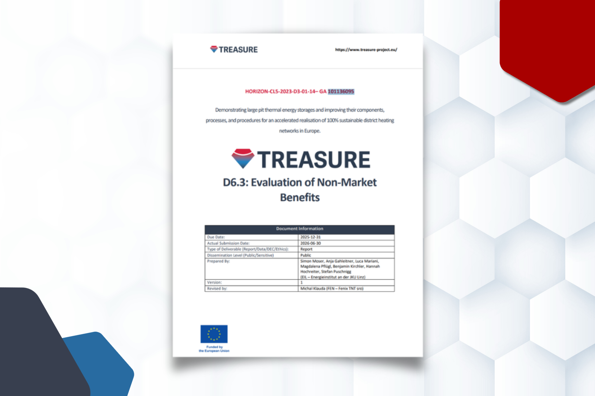 New TREASURE report highlights the value of Large Thermal Energy Storage beyond economics