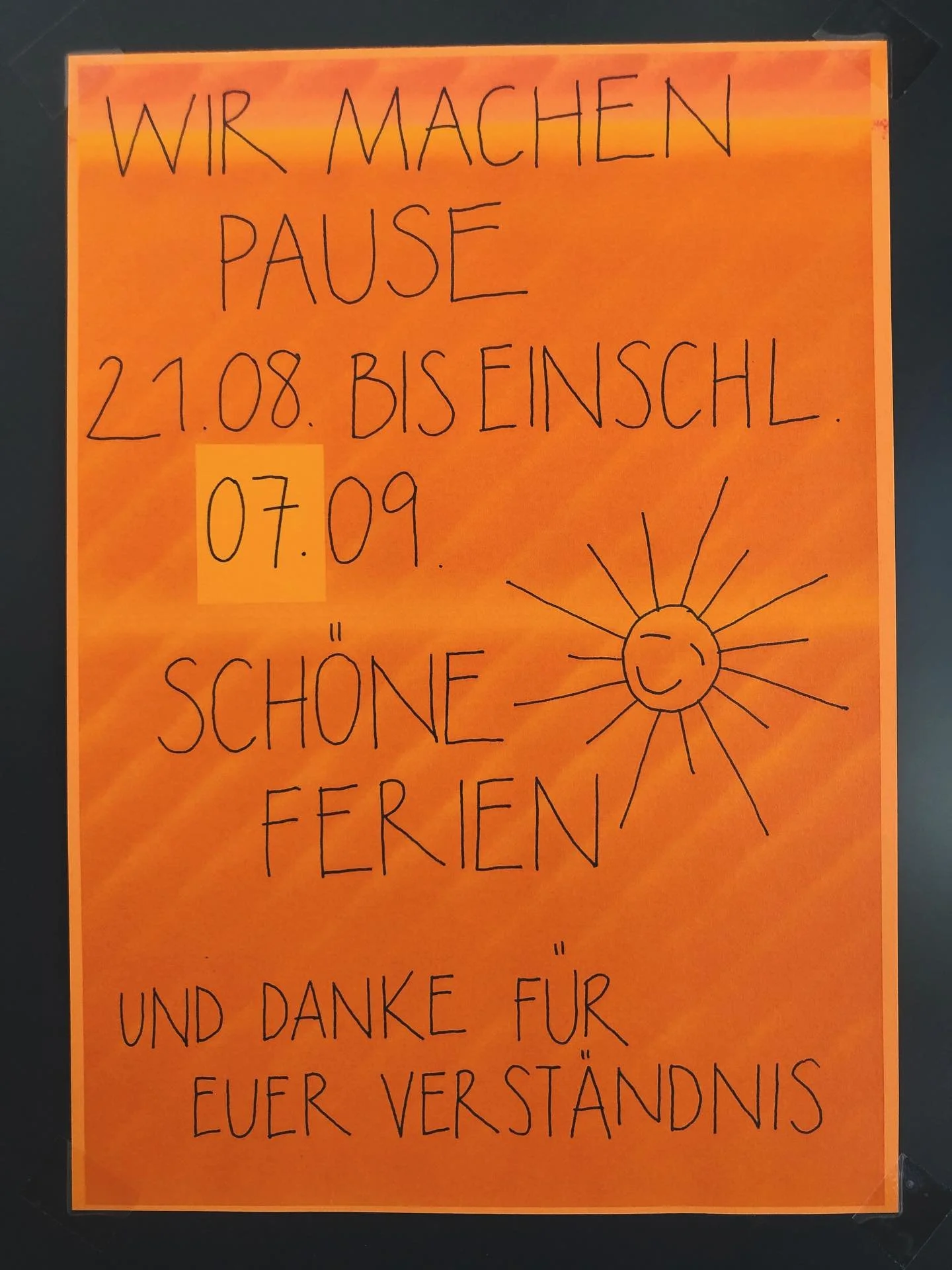 … und freuen uns, wenn wir euch im September wieder verwöhnen dürfen #sweetsummertime #bisbald #danke