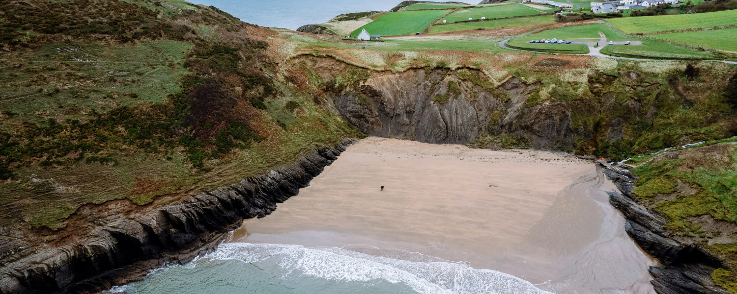 Mwnt beach